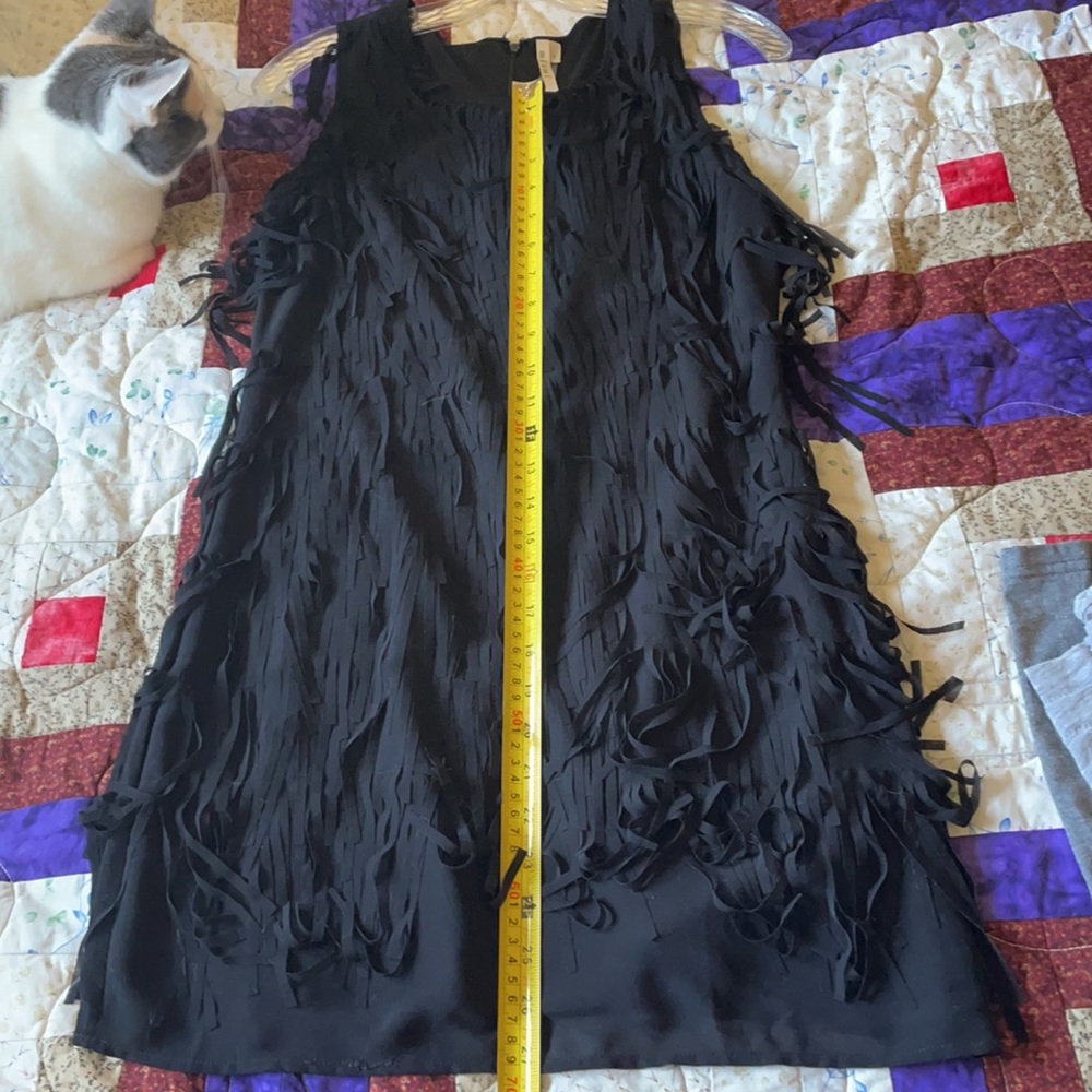 Black party fringe dress - Picture 5 of 5